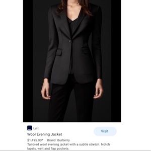 Burberry blazer. Burberry brit black coat